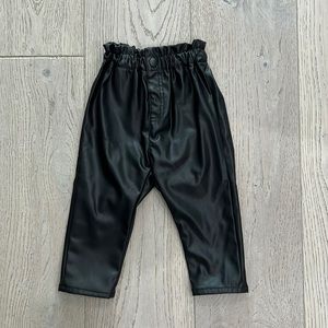 Zara, 12-18M, Leather like pant